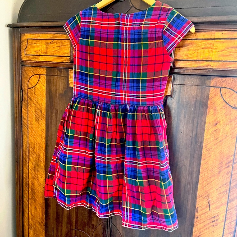 Plaid cotton vintage style dress